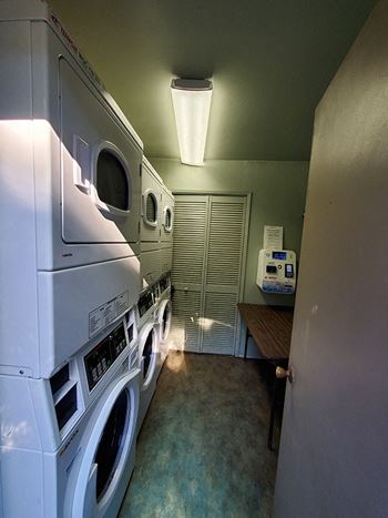 Coinless On Site Laundry Center at GLENWOOD GARDEN, California